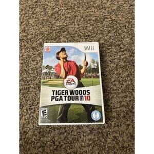 Tiger Woods PGA Tour 10 For Nintendo Wii Complete Game Disc Manual & Case Tested